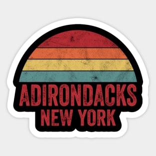 Vintage Adirondacks New York Sticker